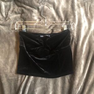 Black Velvet Abercrombie and Fitch Tube Top